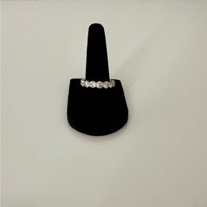 Platinum 5.14ctw Lab Grown Diamond Eternity Band